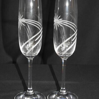 Waterford Millennium Champagne Flutes