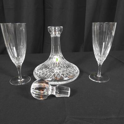 Waterford Lismore ShipsDecanter &  Marquis glasses