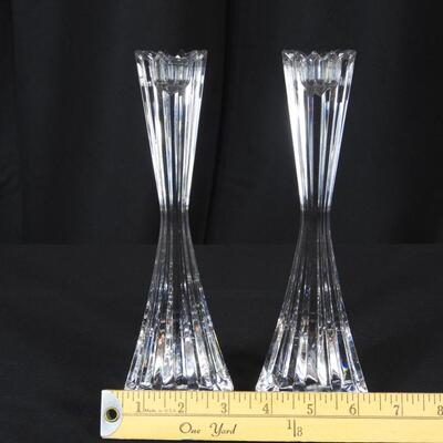 Mikasa Crystal Candle Holders