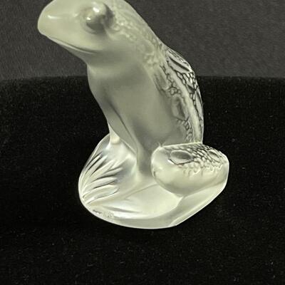 Crystal Lalique Frog 2