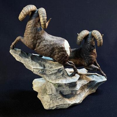 Lenox porcelain Bighorn Sheep sculpture