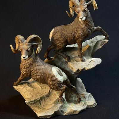 Lenox porcelain Bighorn Sheep sculpture