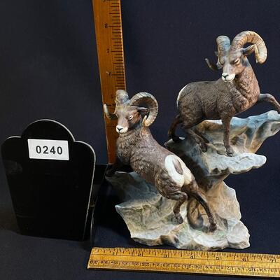 Lenox porcelain Bighorn Sheep sculpture