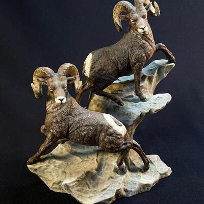 Lenox porcelain Bighorn Sheep sculpture