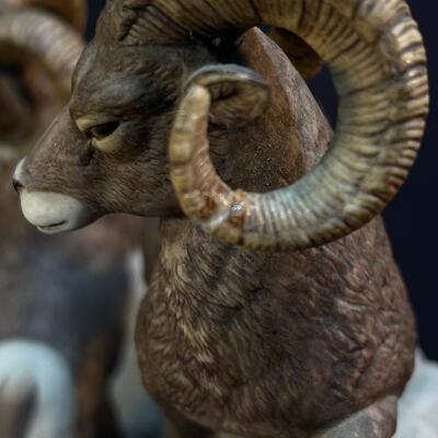 Lenox porcelain Bighorn Sheep sculpture