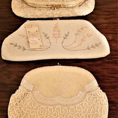 Lot #128  Nice Lot of Three Vintage Beaded Evening Bags