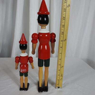 Pinocchio Wood Figures