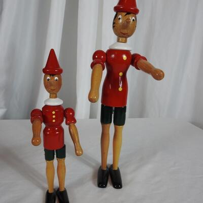 Pinocchio Wood Figures