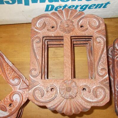 Collection of 22 Clay Outlet and Switch Covers