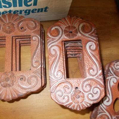 Collection of 22 Clay Outlet and Switch Covers