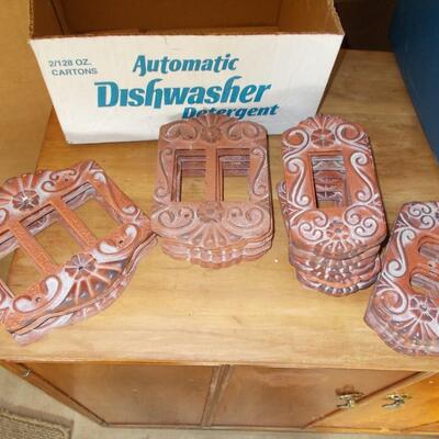 Collection of 22 Clay Outlet and Switch Covers