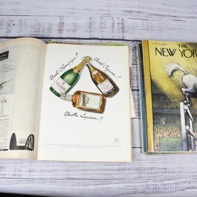 Vintage Lot of The New Yorker Magazine