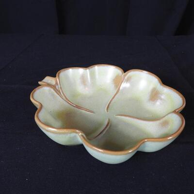 Frankoma Four Leaf Clover Dish