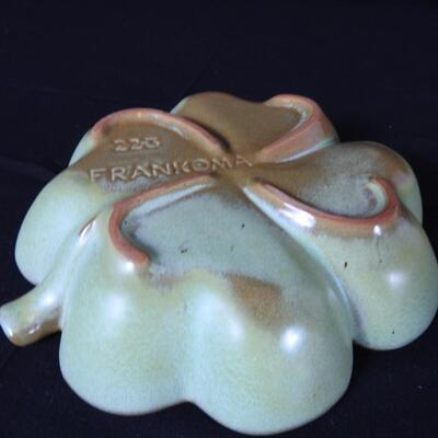 Frankoma Four Leaf Clover Dish