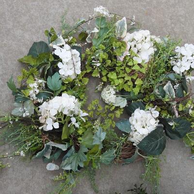 Three Floral Wreaths