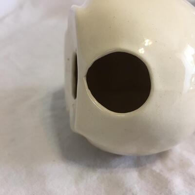 Vintage Bunny Rabbit Cotton Ball Dispenser - Ceramic, Japan, Excellent Condition