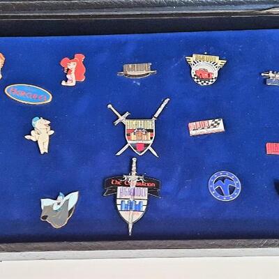 Lot 217  Case of Enamel Collectible Pins