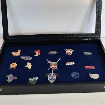 Lot 217  Case of Enamel Collectible Pins
