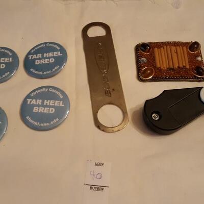 Lot of Tar Heel Tins and other items