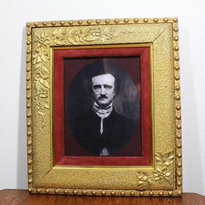 Framed Print of Poet Writer Edgar Allan Poe