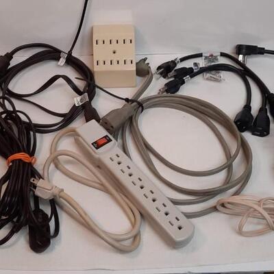 Lot 235  Assorted Extension Cords & Power Strips