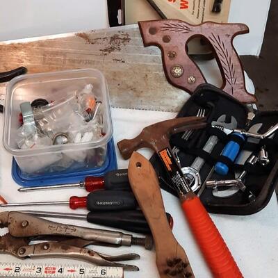 Lot 250  Tool Assortment including Craftsman Hand Saw
