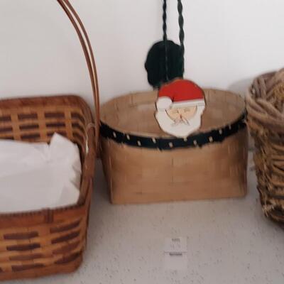 Lot of Three Baskets