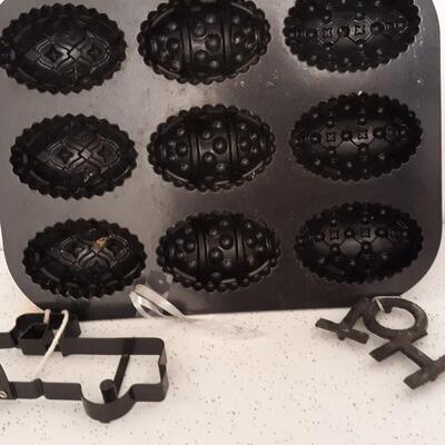 Egg Pan, cast iron hot plate, and Truck Pancake Mold