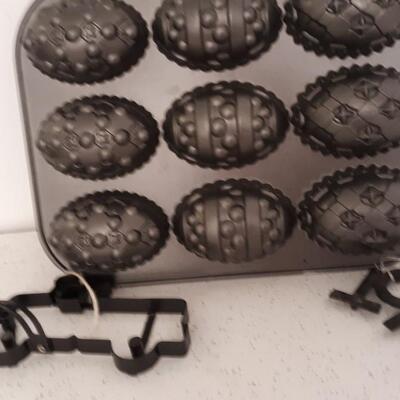 Egg Pan, cast iron hot plate, and Truck Pancake Mold