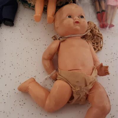 Lot of Vintage and Antique Dolls