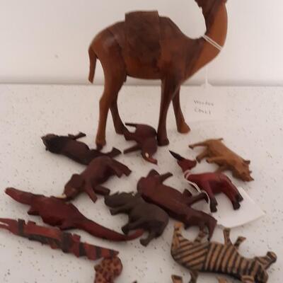 Vintage Wooden Animals