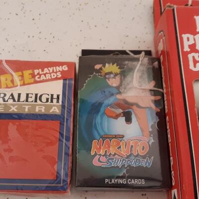 Lot of Cards and Vintage Poker Chips