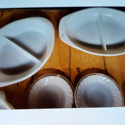 Lot of Milk Glass