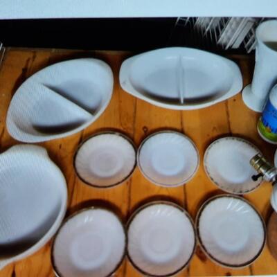 Lot of Milk Glass