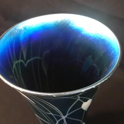Lot 3: Durand Art Glass Vase Vintage American Art Nouveau - Vineland - Hearts And Vines (2 of 2)