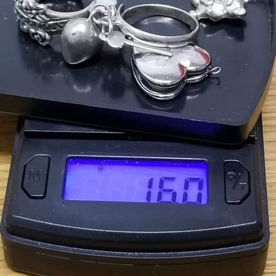 Sterling silver lot  16 g