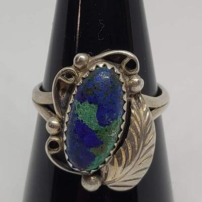 Sterlimg silver turquoise  ring size 7