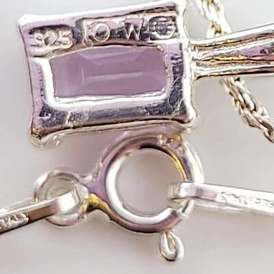 Sterling silver necklace and pendant