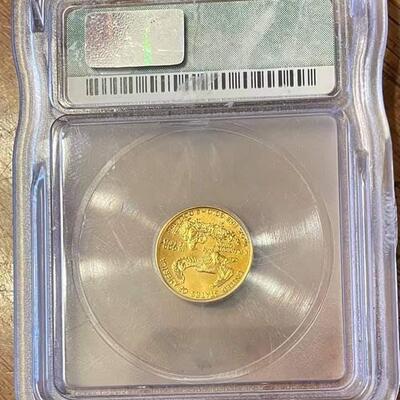 2003 1/10 Oz 5$ American Gold Eagle MS 70  .Reserve set
