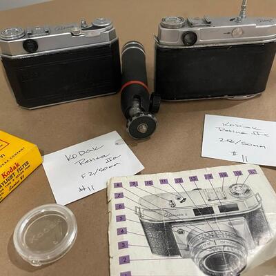 Kodak Retina Series IIa & IIc with accessories