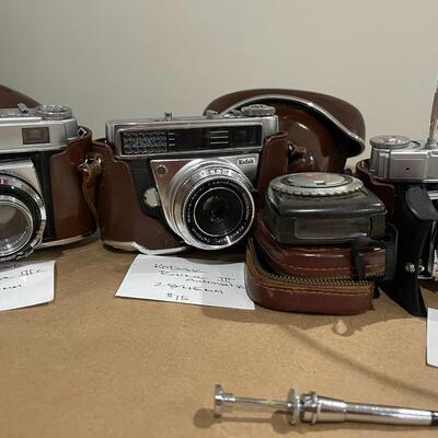 Kodak Retina Series III & IIIc with accessories