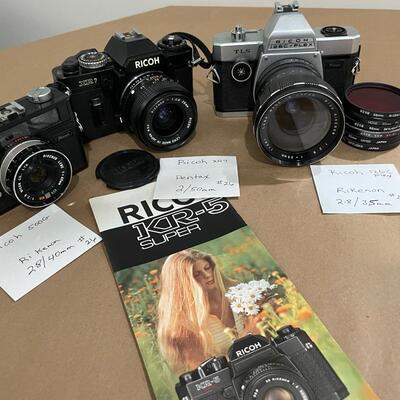 Ricoh Cameras with Accessories