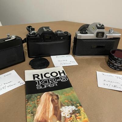 Ricoh Cameras with Accessories