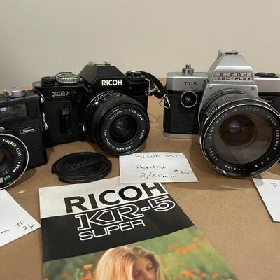 Ricoh Cameras with Accessories