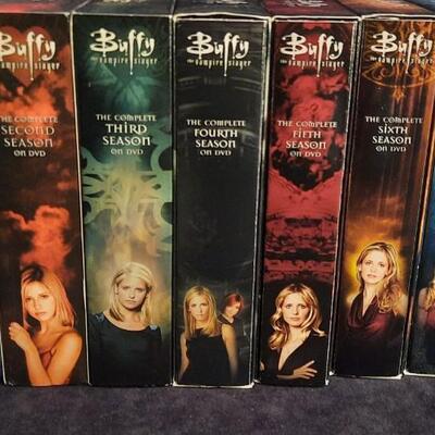 Lot 295  Buffy The Vampire Slayer DVD Collection 7 Seasons