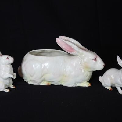 Set of  Bunnies Lefton China