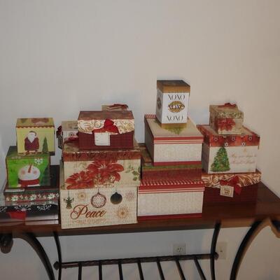 Collection of Christmas Gift  Boxes