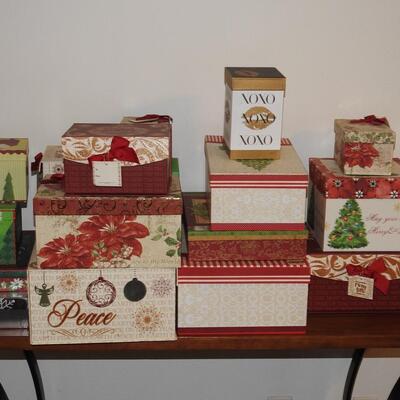Collection of Christmas Gift  Boxes