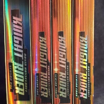 Lot 302  Knight Rider DVD 4 Season Set
