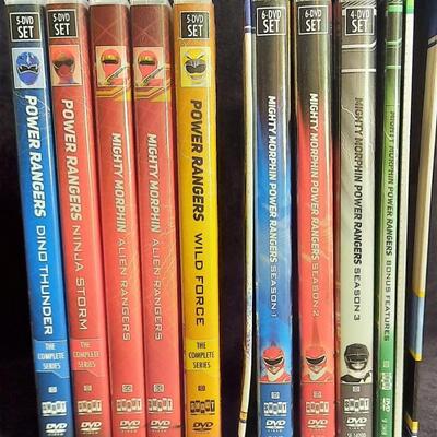Lot 305  Power Rangers DVD Sets